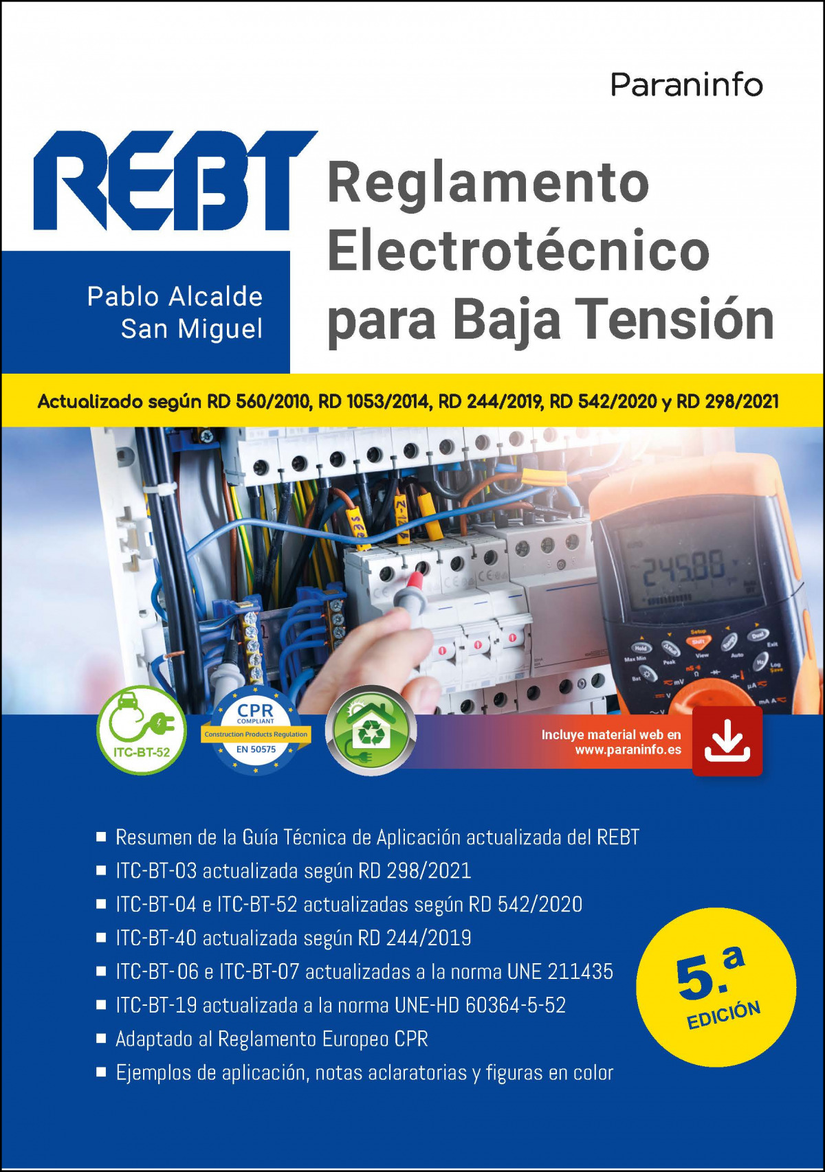 Rebt reglamento electrotecnico para baja tension