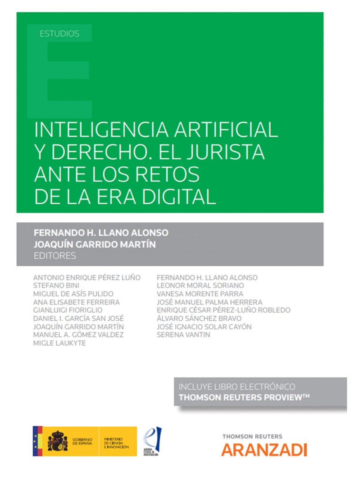 Inteligencia artificial y derecho. el jurista ante los retos de la era digital (papel + e-book)