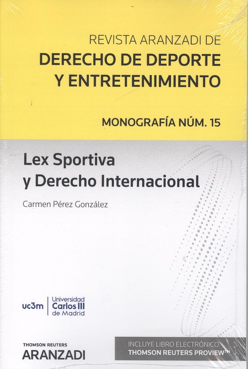 Lex sportiva y derecho internacional (papel + e-book)