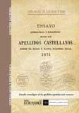 Ensayo histórico etimológico y filológico sobre los apellidos castellanos