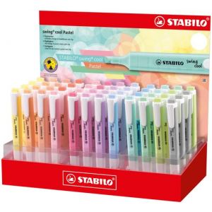 Exp 48 marcadores fluorescentes stabilo swing pastel con colores nuevos