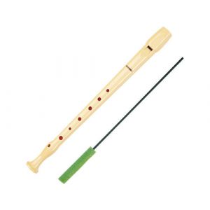Flauta lisa hohner funda verde