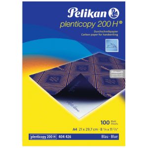 Papel Carbon Pelikan Plenticopy 200h A4 Caja De 100 Azul