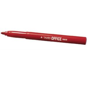 Rotulador tratto office maxi rojo caja 12 ud