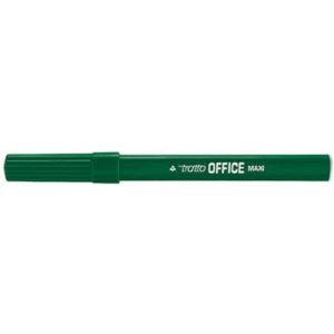 Rotulador tratto office maxi verde caja 12 ud
