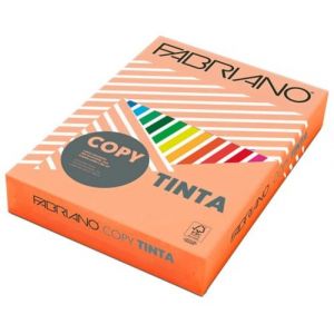 PAQUETE A4 500H 80G COLOR NARANJA FABRIANO
