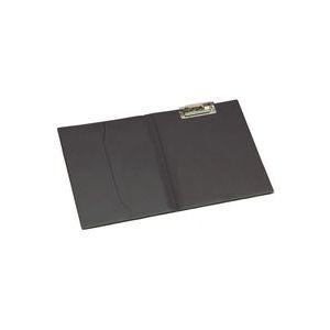 Carpeta fº con pinza superior pvc color negro con bolsa interior