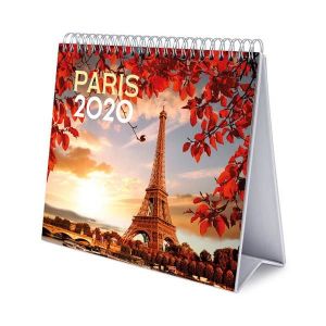 Calendario de escritorio deluxe 2020 paris