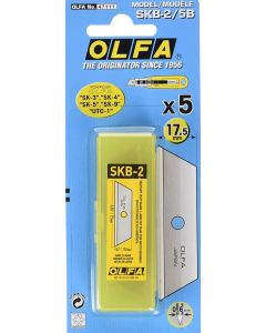 Paq/5 cuchillas olfa cutter 9mm sk-4