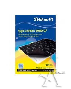 Paq 100 hojas papel carbon a4 negro ultrafilm 410 pelikan