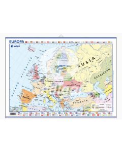 Mapa Edigol Mini-Mural 50x35 Cm Politico Europa