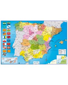 Mapa Erik Mural 61x91 5 Cm Fisico/Politico España