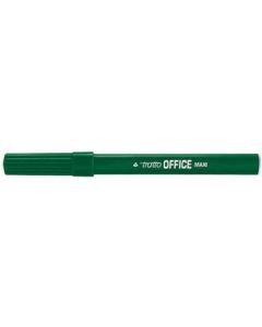 Rotulador tratto office maxi verde caja 12 ud