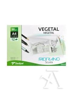 Minipack 12 hojas papel vegetal a4 90g. fabriano