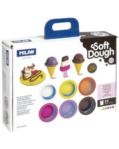 Kit pasta blanda soft dough ¡gofres y helados! con herramientas para modelar