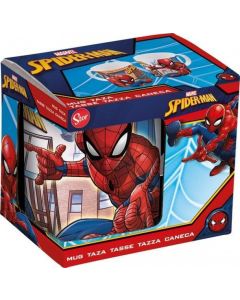 Taza Grande 325ml spiderman great power 11,7x10x8,7cm