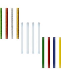 Blister 12 recambios barra silicona 7,5mm colores