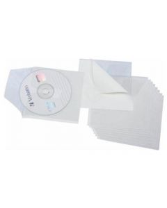 BOLSA 10 FUNDA CD PVC LISO 150 MICRAS 1/8 TRANSPARENTE