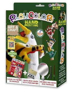 Kit manualidades playcolor pack hand painting