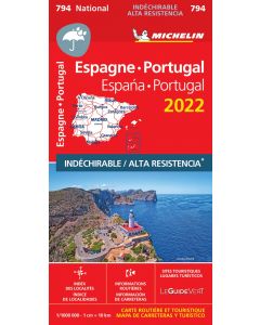 Mapa national espa¥a  portugal 2022 - alta resiste