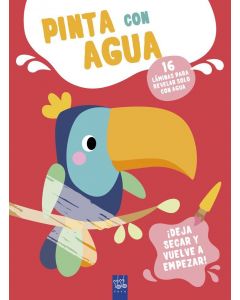 Pinta con agua. tucan