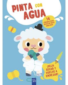 Pinta con agua. oveja