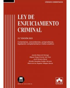 Ley de enjuiciamiento criminal 2025 codigo comentado coment