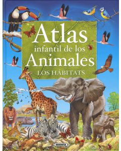 Atlas infantil de los animales. los hábitats