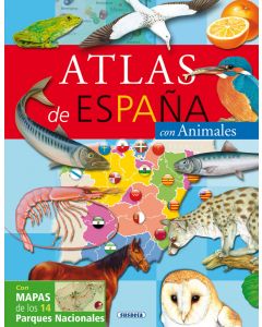 Atlas de españa con animales