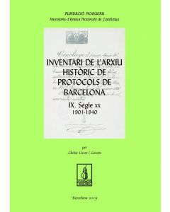 Inventari de l'arxiu històric de protocols de barcelona ix