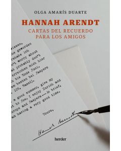 Hannah arendt. cartas del recuerdo para los amigos
