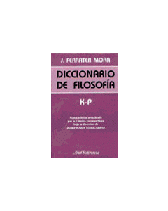 DICCIONARIO DE FILOSOFIA TOMO III   K  P 