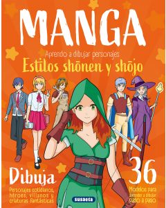 Manga. aprendo a dibujar personajes estilos shonen y shojo