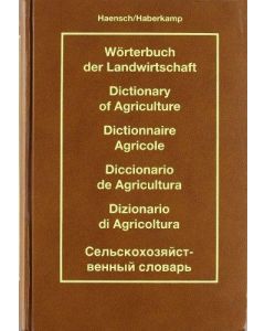 Diccionario de agricultura -alemán-inglés- francés-español-italiano-ruso 