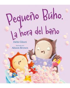 Pequeño buho. la hora del baño